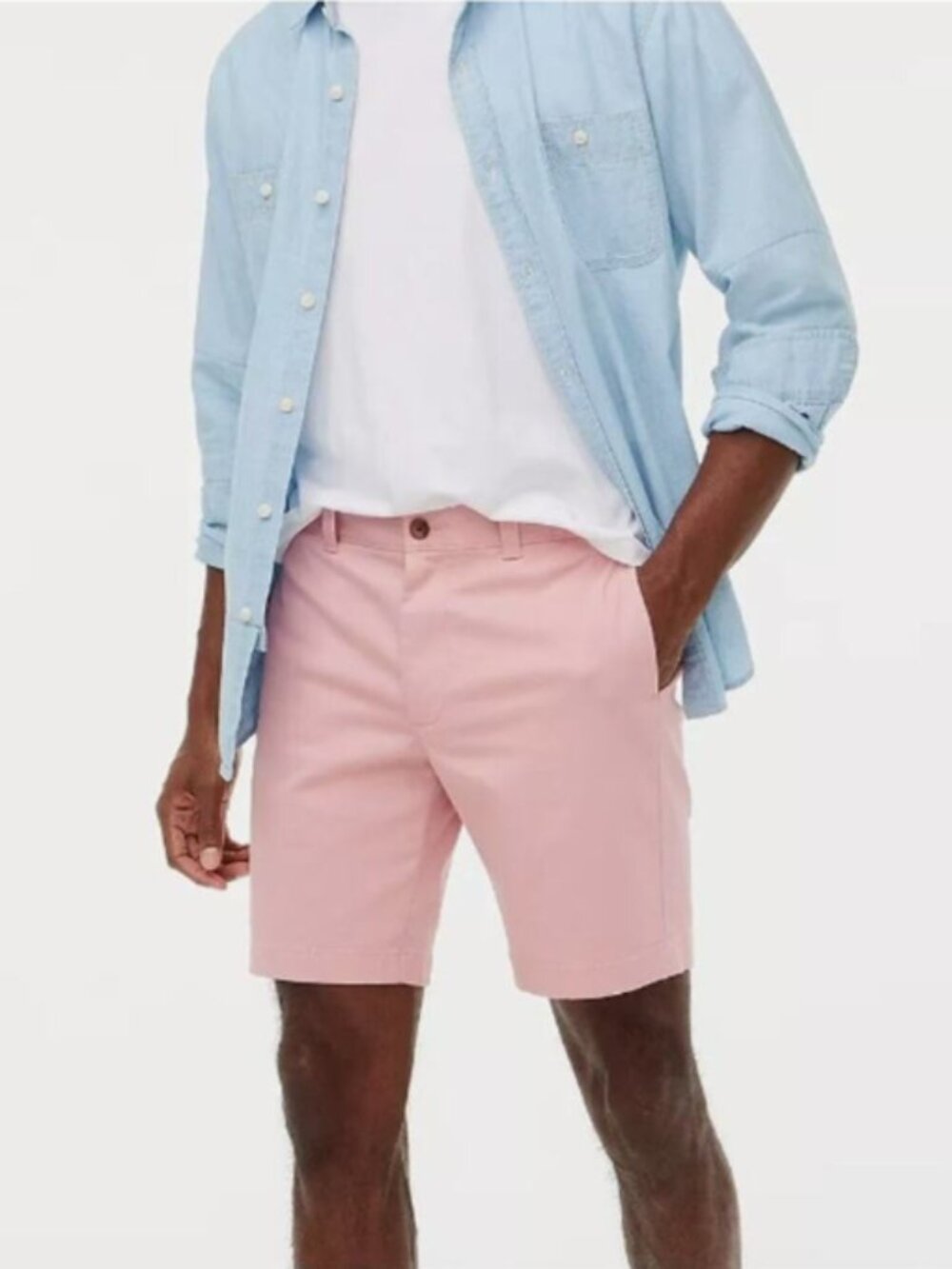 JCREW Men's Size 36 (9" Inseam) tech short (Color Light Pink)